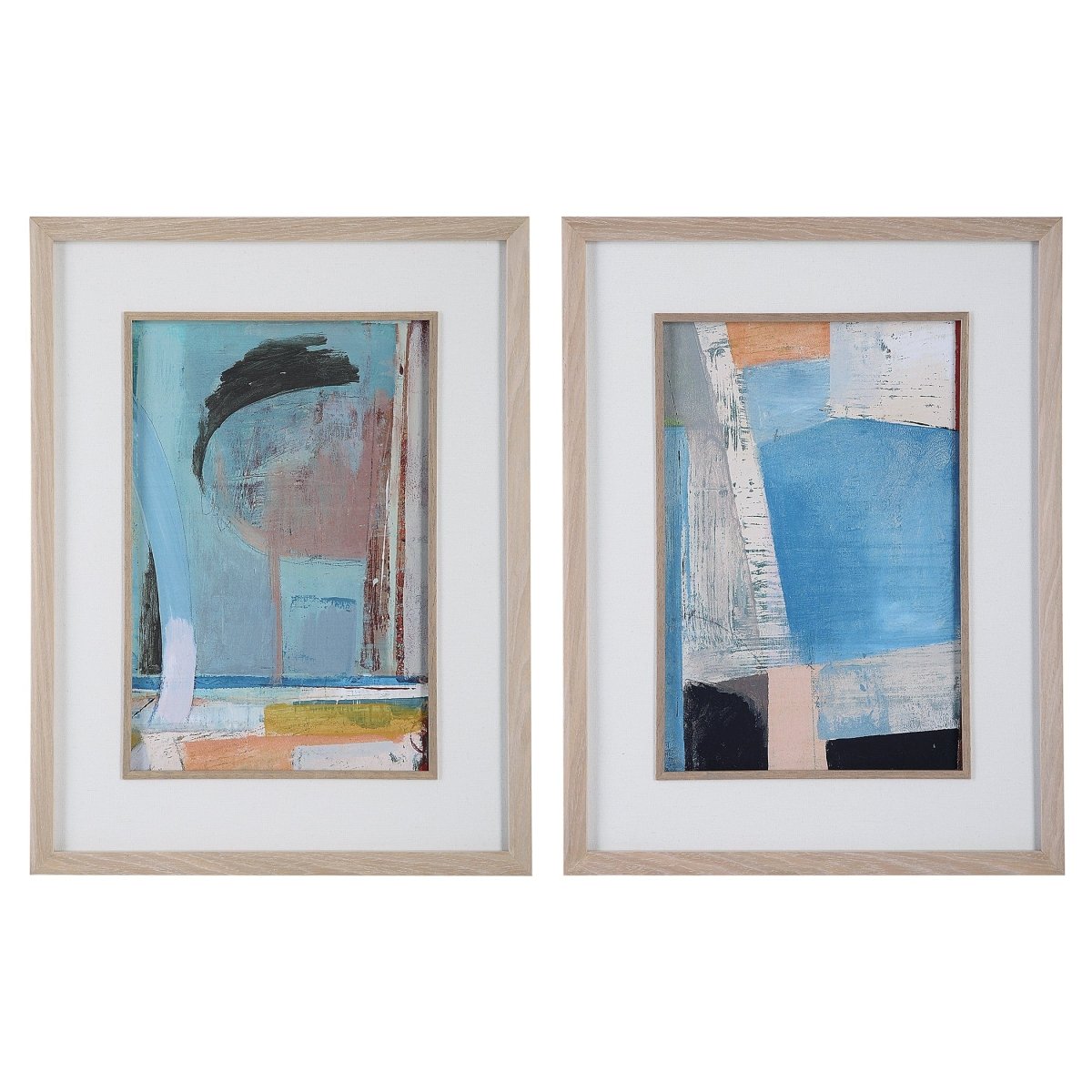 Brilliant Clouds Abstract Prints, Set/2 - Uttermost - Framed Prints by Modest Hut