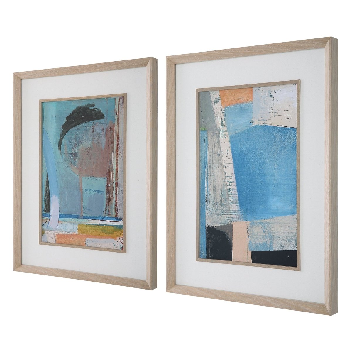 Brilliant Clouds Abstract Prints, Set/2 - Uttermost - Framed Prints by Modest Hut