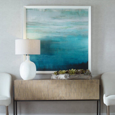 Cancun Teal Framed Print - Uttermost - Framed Prints by Modest Hut