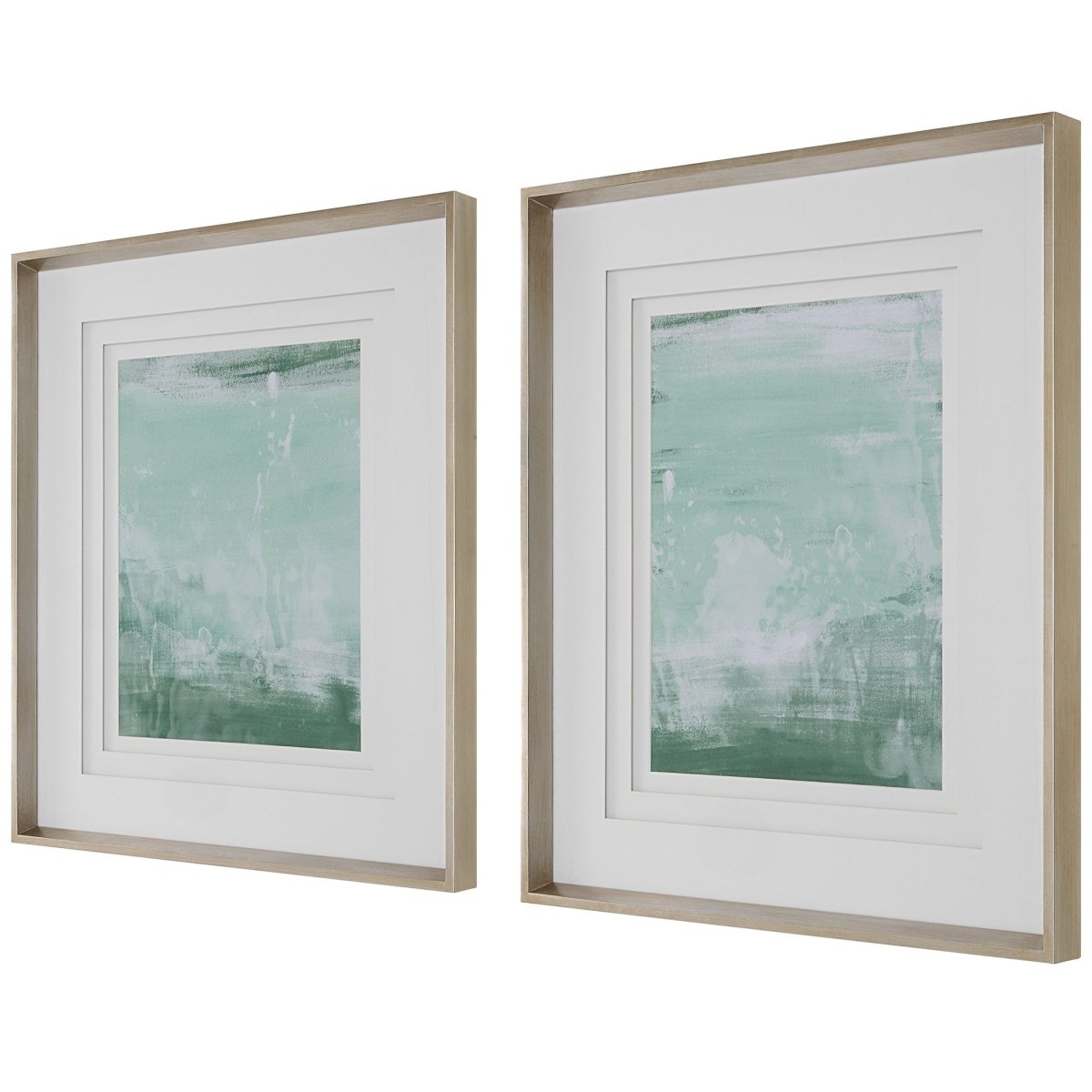 Coastal Patina Modern Framed Prints, S/2 - Uttermost - Framed Prints by Modest Hut