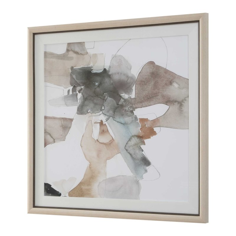 Cohesion Framed Abstract Print - Wall Art