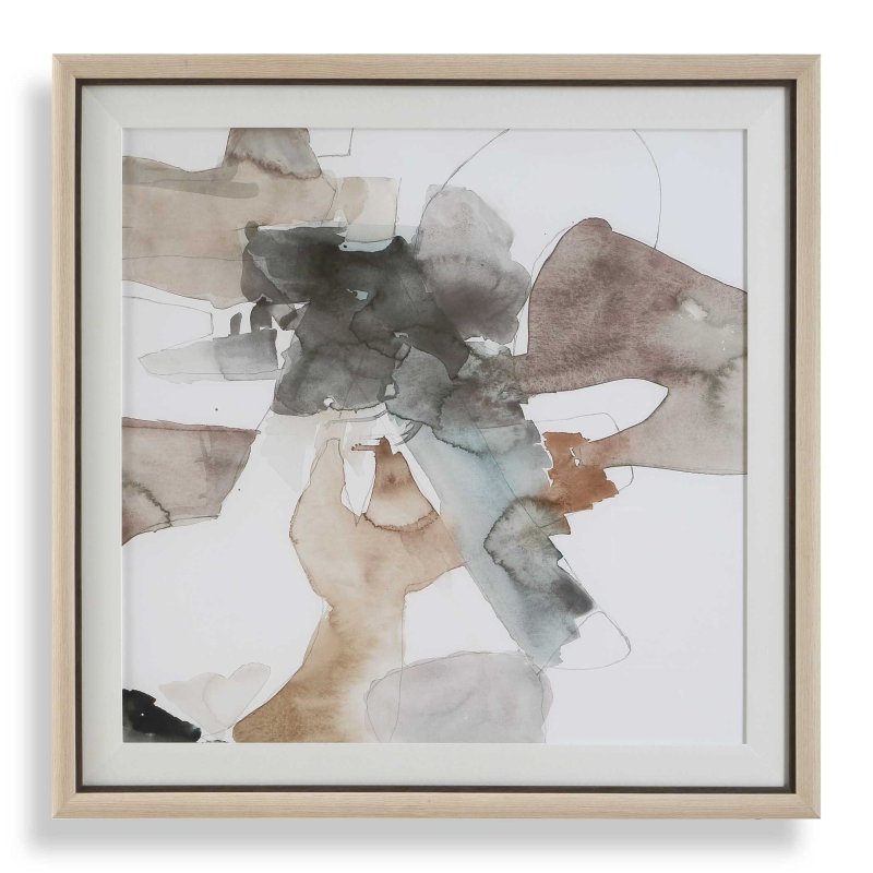Cohesion Framed Abstract Print - Wall Art