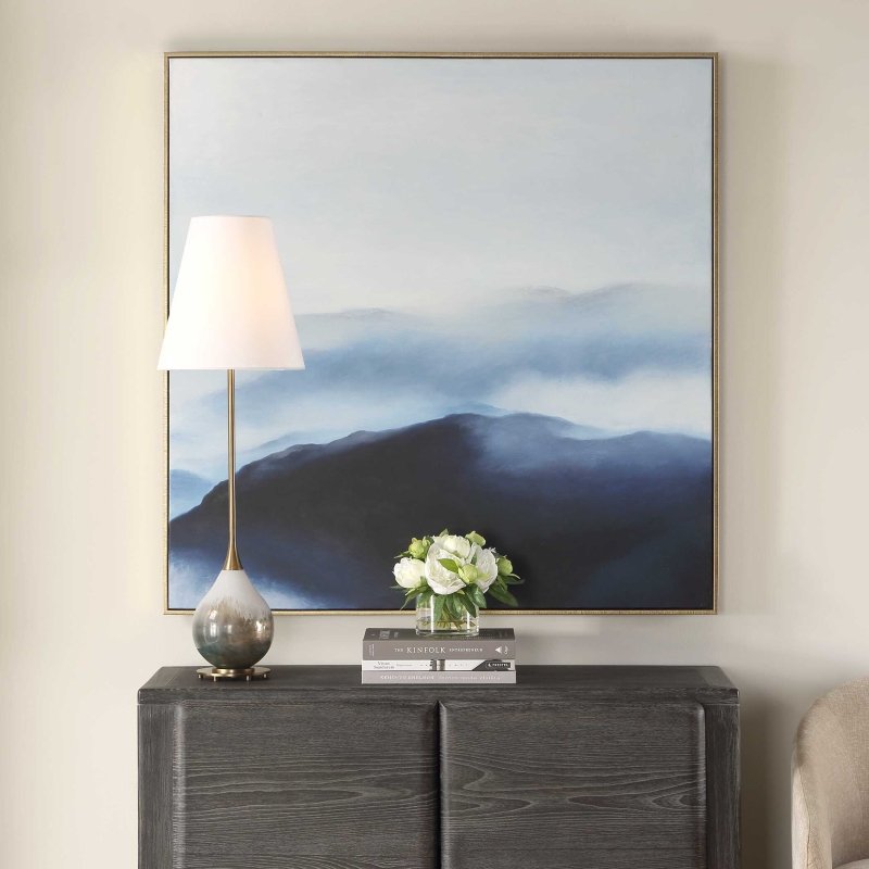 Cold Shoulder Hand Painted Landscape Art - Framed Prints