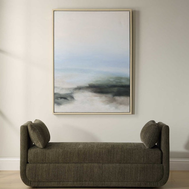 Crossing Paths Coastal Landscape Painting - Framed Prints