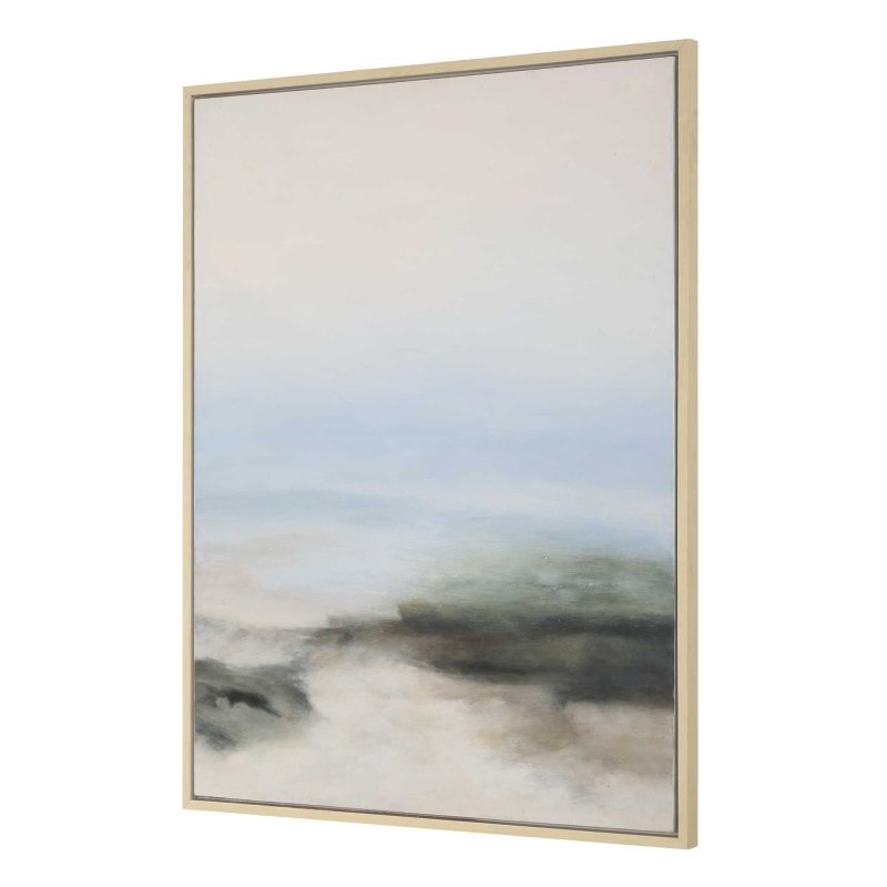 Crossing Paths Coastal Landscape Painting - Framed Prints
