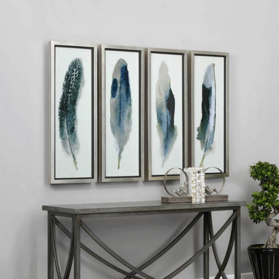 Feathered Beauty Framed Prints (Set of 4) - Uttermost - Framed Prints by Modest Hut