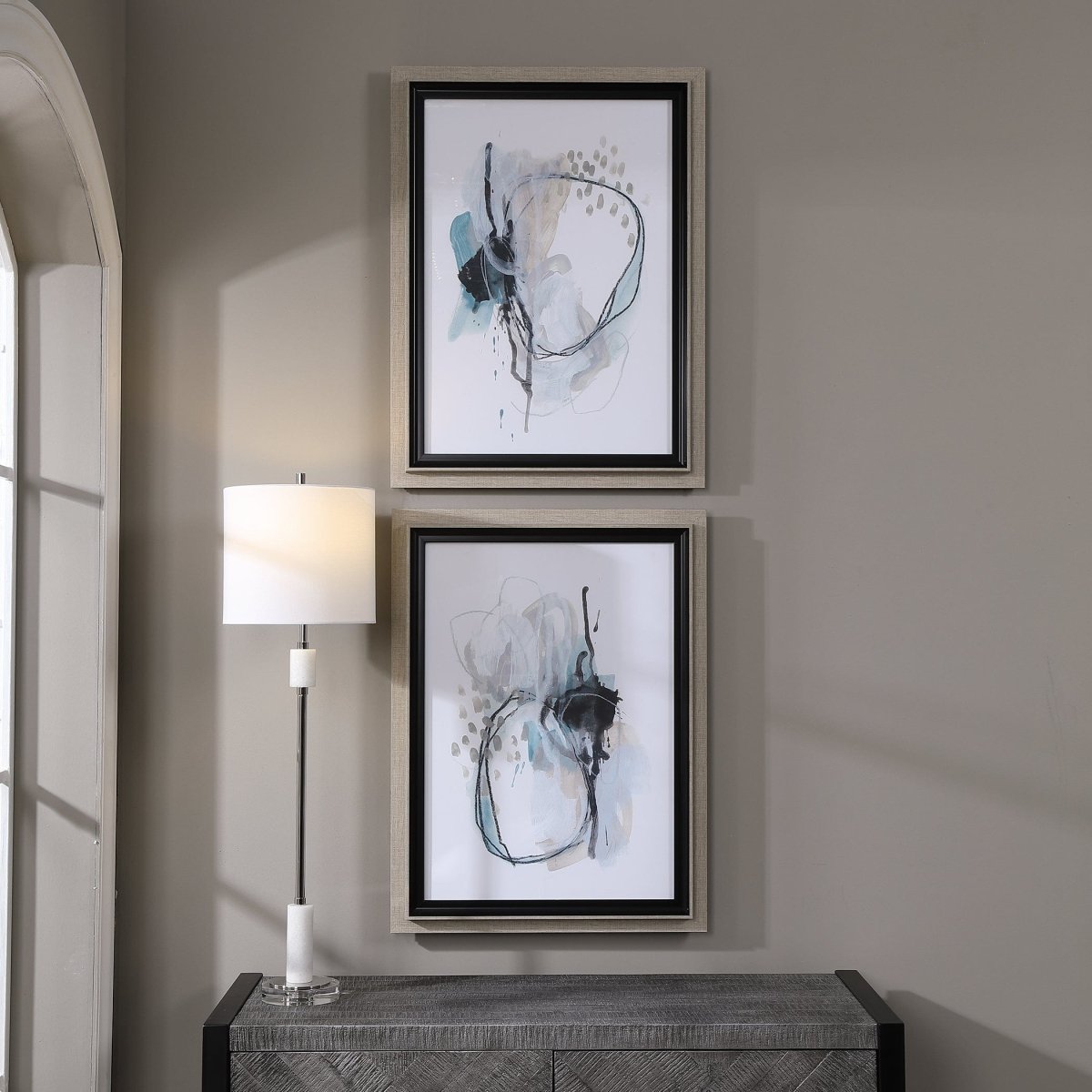 Force Reaction Abstract Prints, S/2 - Uttermost - Framed Prints by Modest Hut