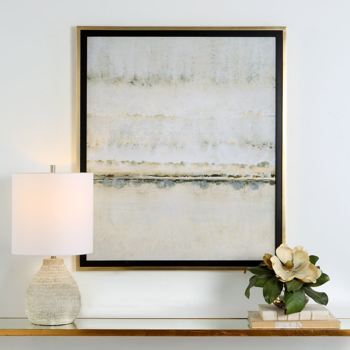 Gilded Horizon Framed Print - Uttermost - Framed Prints by Modest Hut