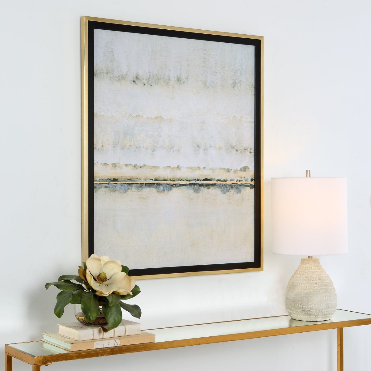 Gilded Horizon Framed Print - Uttermost - Framed Prints by Modest Hut