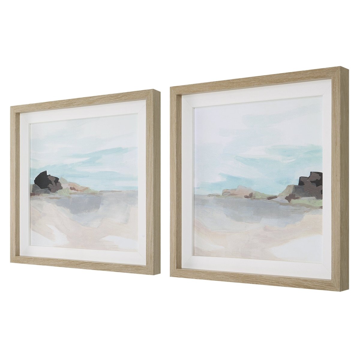 Glacial Coast Framed Prints, Set/2 - Uttermost - Framed Prints by Modest Hut