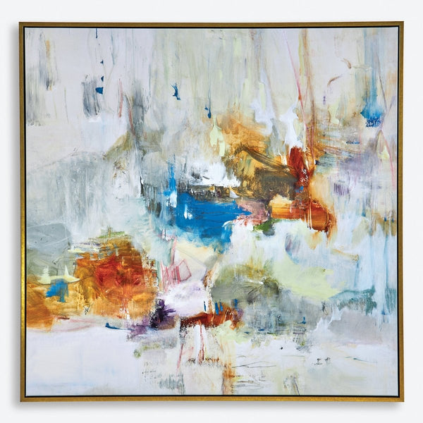 In The Beginning Framed Abstract Art - Uttermost - Framed Prints by Modest Hut
