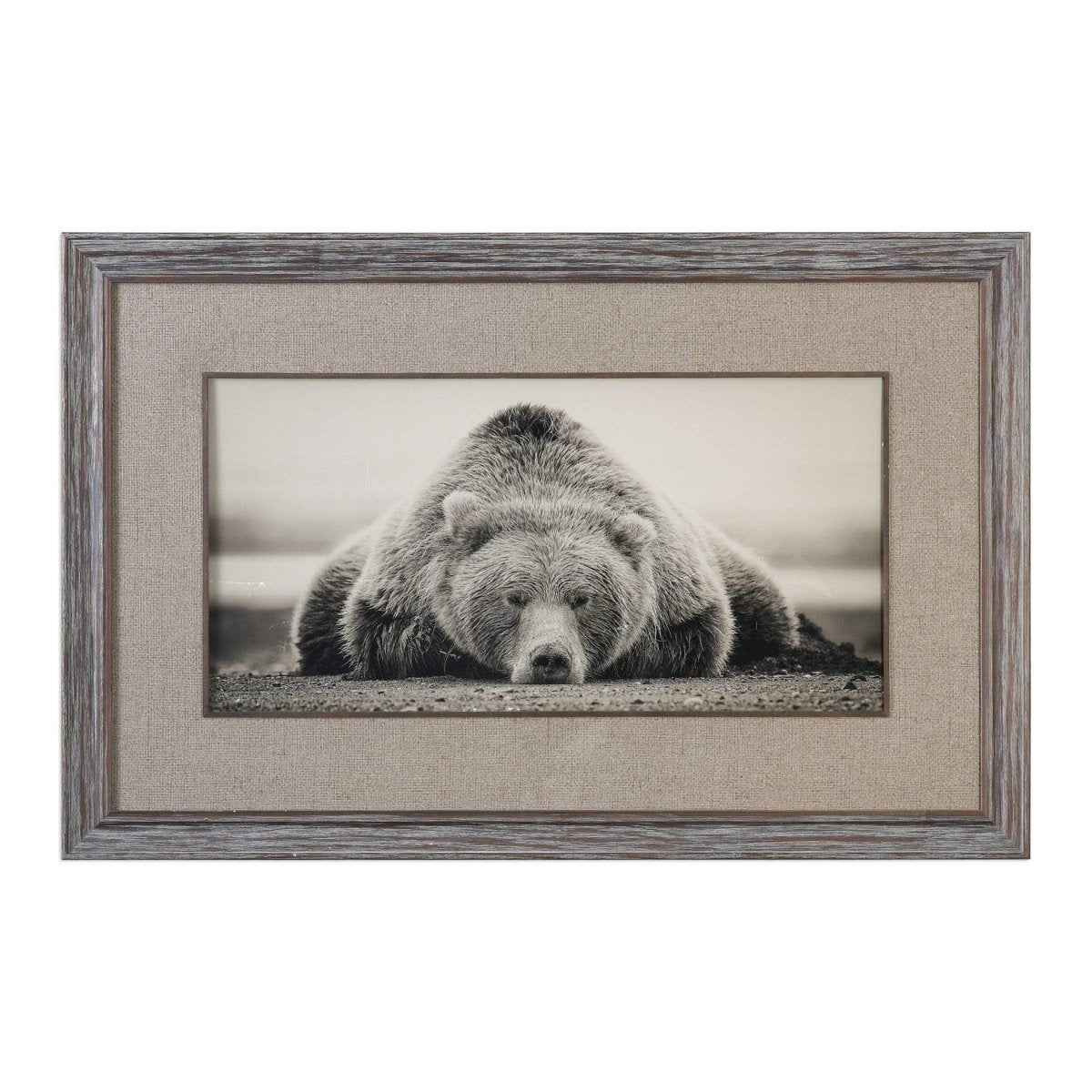 Lazy Bear Framed Print - Uttermost - Framed Prints by Modest Hut