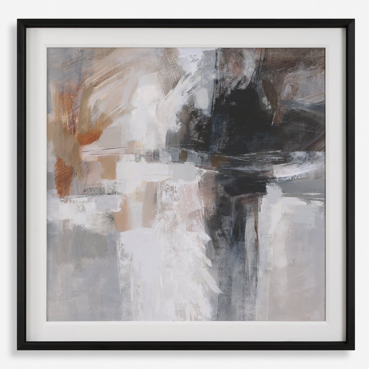 Neutral Abstract Framed Print - Uttermost - Framed Prints by Modest Hut