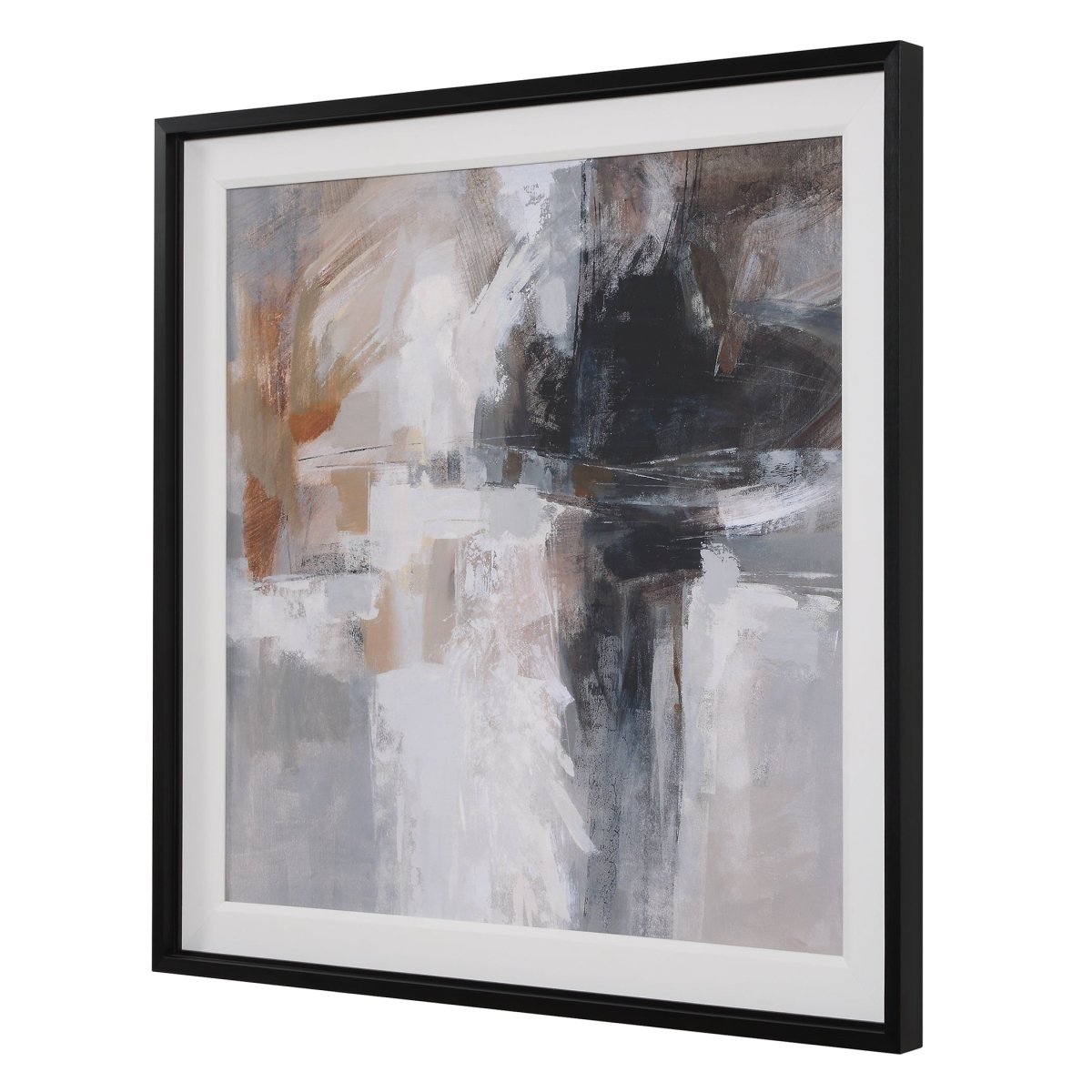 Neutral Abstract Framed Print - Uttermost - Framed Prints by Modest Hut