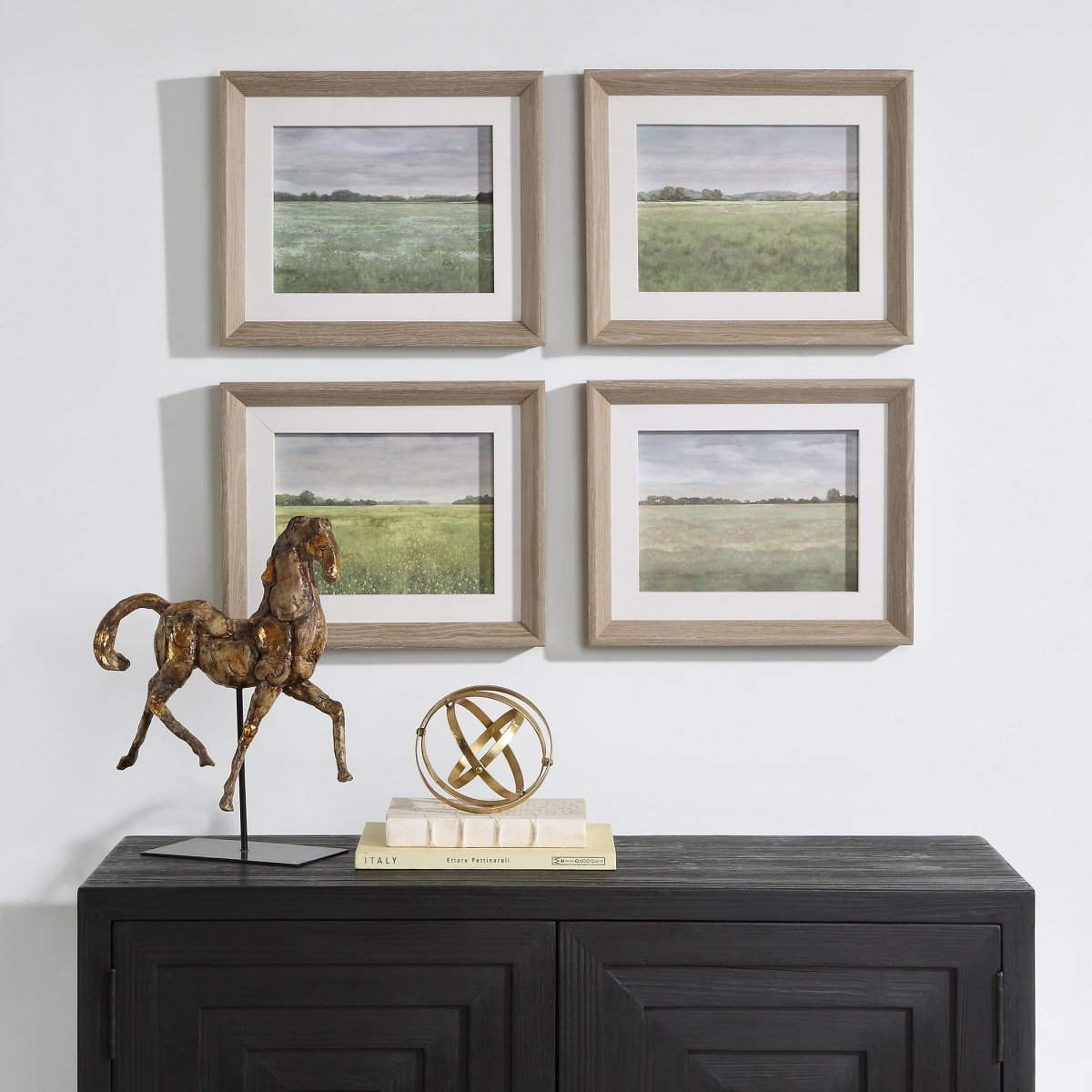 Quiet Meadows Framed Prints, S/4 - Uttermost - Framed Prints by Modest Hut