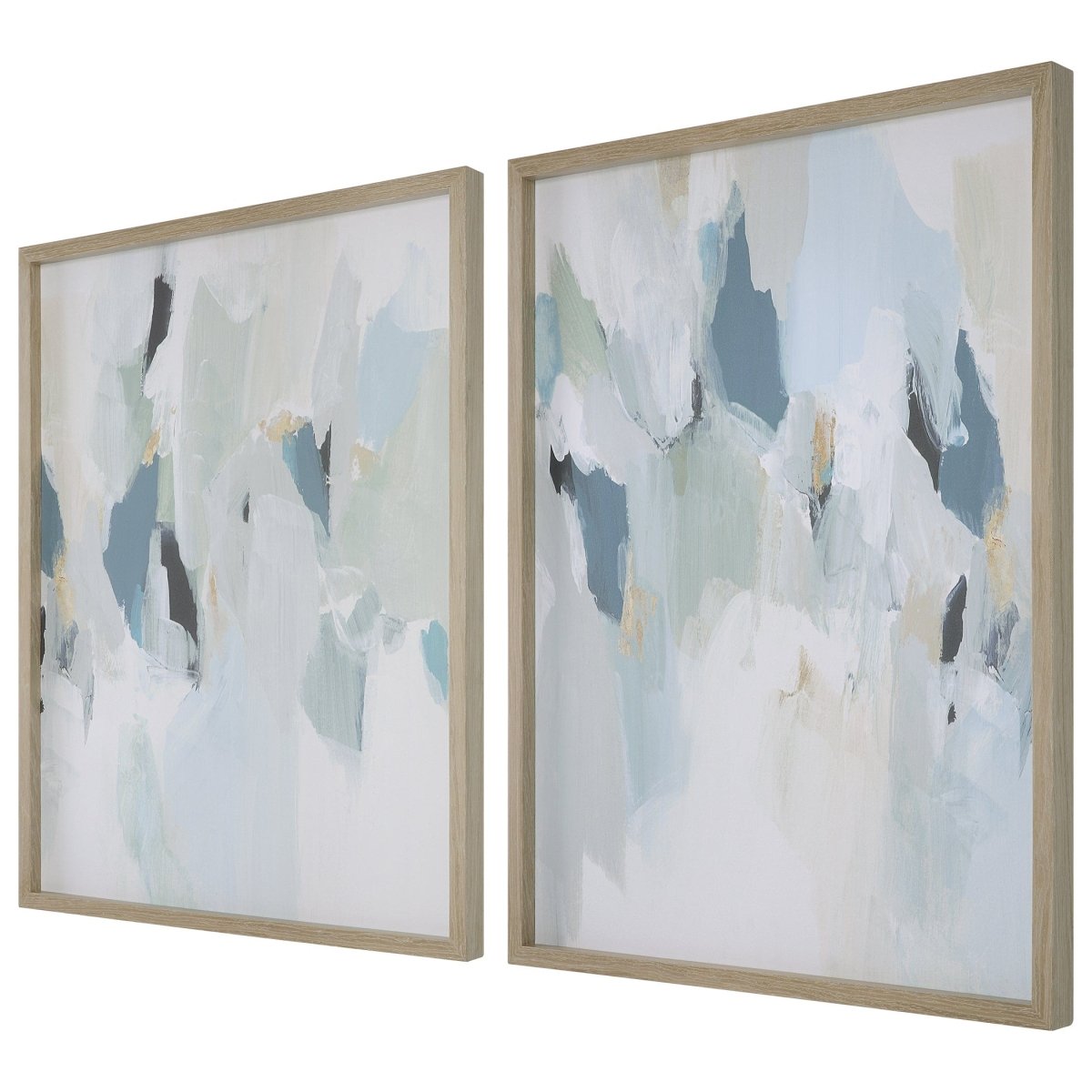 Seabreeze Abstract Framed Canvas Prints Set/2 - Uttermost - Framed Prints by Modest Hut