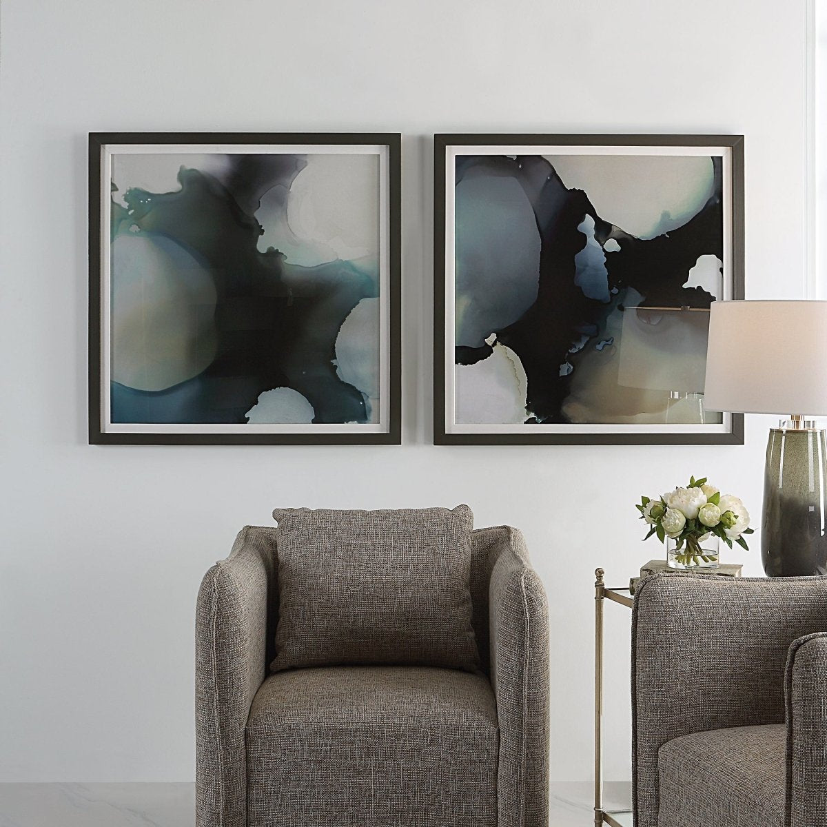 Telescopic Abstract Framed Prints, Set/2 - Uttermost - Framed Prints by Modest Hut