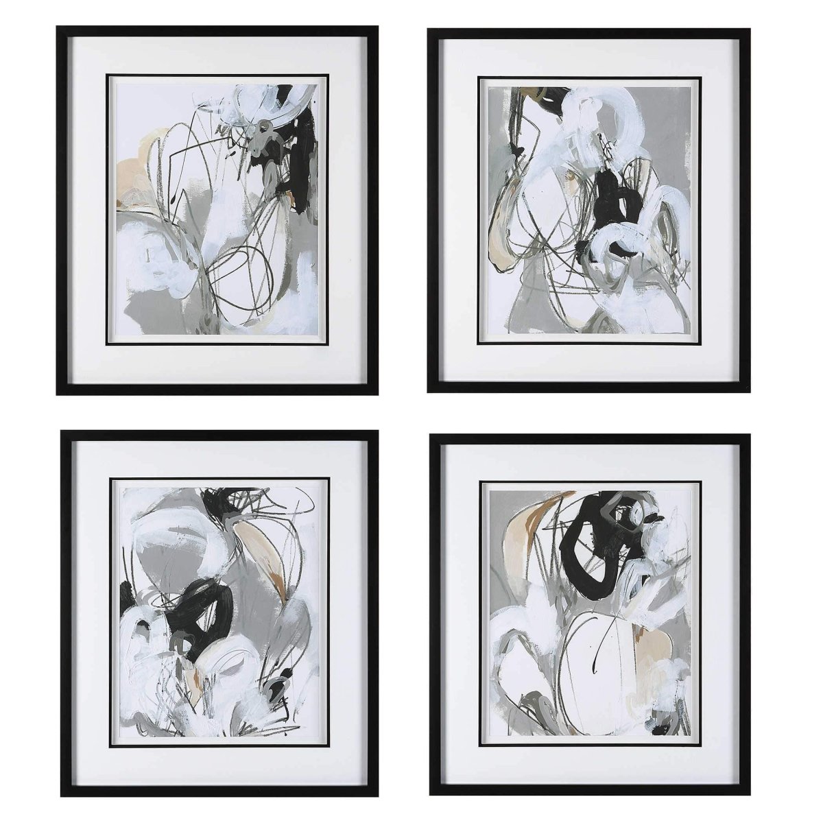 Threads Framed Prints (S/4) - Uttermost - Framed Prints by Modest Hut