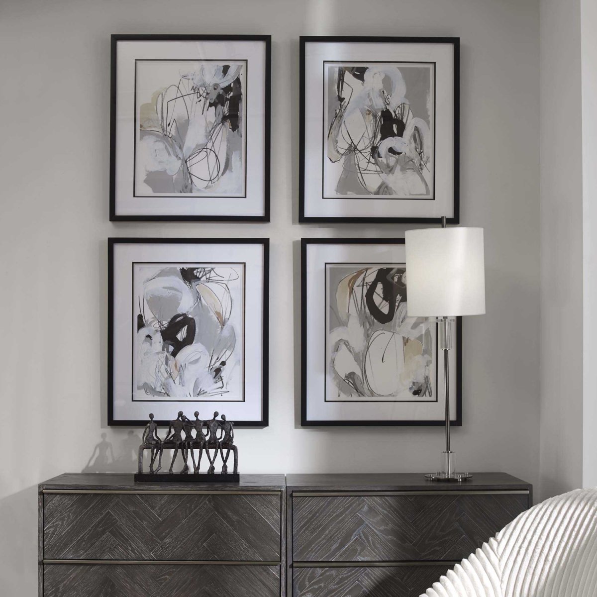 Threads Framed Prints (S/4) - Uttermost - Framed Prints by Modest Hut