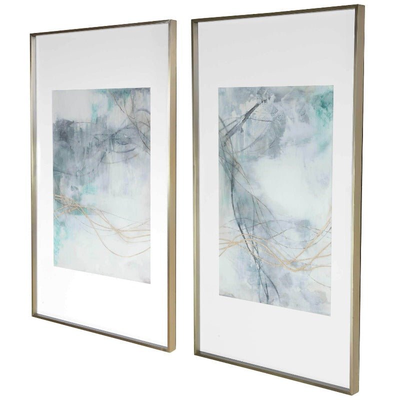 Undulating Oro Framed Prints - Uttermost - Framed Prints by Modest Hut