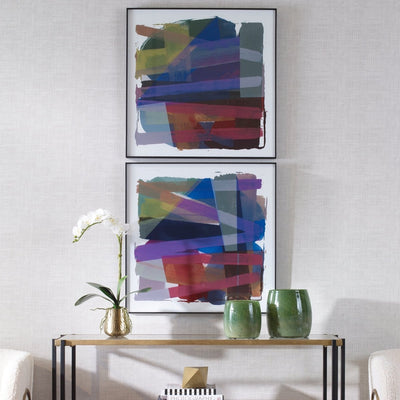Vivacious Abstract Framed Prints, Set/2 - Uttermost - Framed Prints by Modest Hut