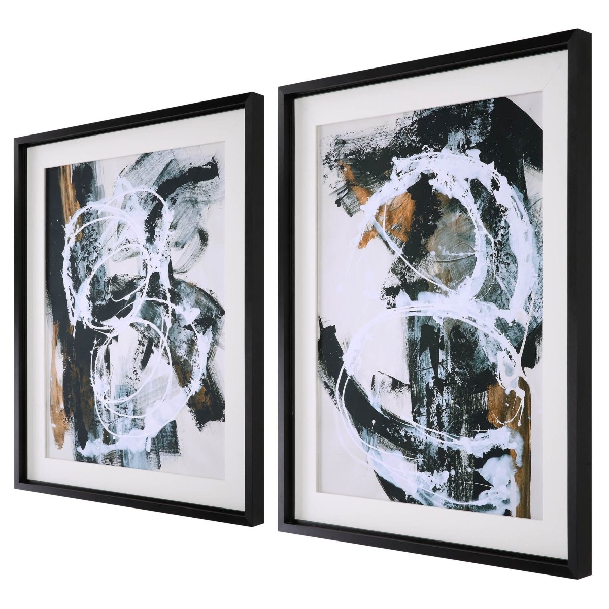 Winterland Abstract Prints, Set/2 - Uttermost - Framed Prints by Modest Hut