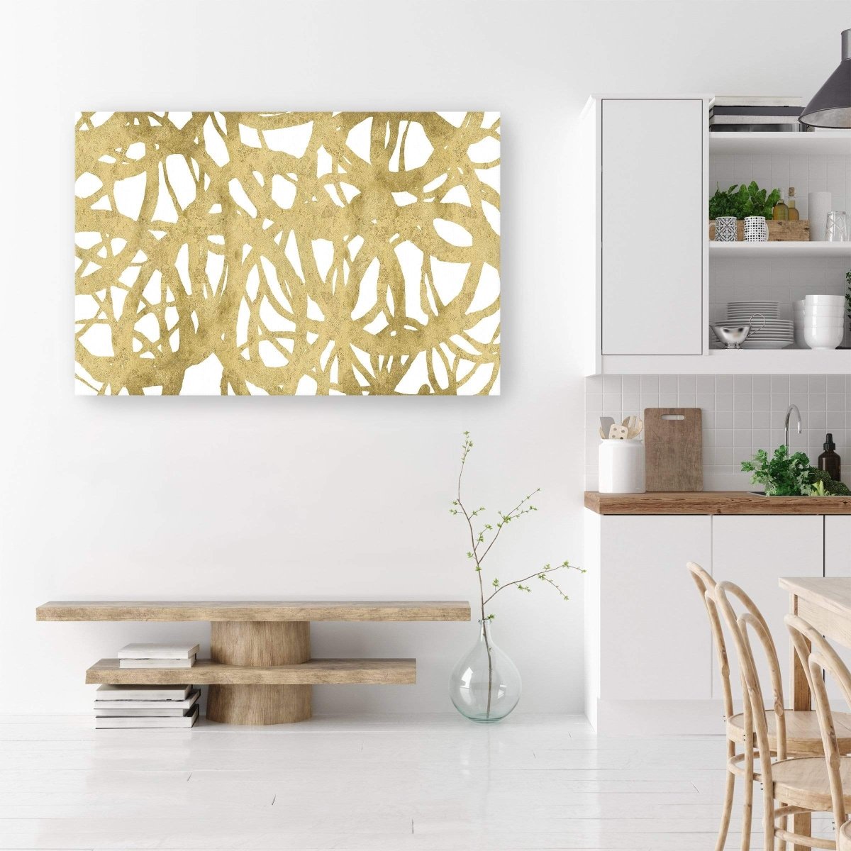 Endlose Gold Canvas - Lumaprints - Gallery Canvas by Modest Hut