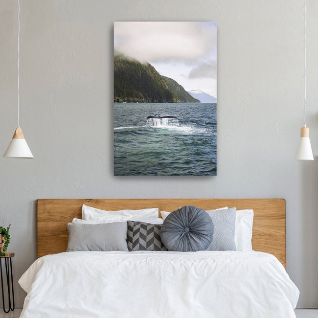 Humpback in Valdez Canvas Wall Art - Lumaprints - Gallery Canvas by Modest Hut