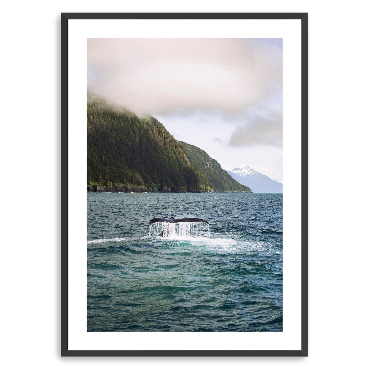 Humpback in Valdez Canvas Wall Art - Lumaprints - Gallery Canvas by Modest Hut