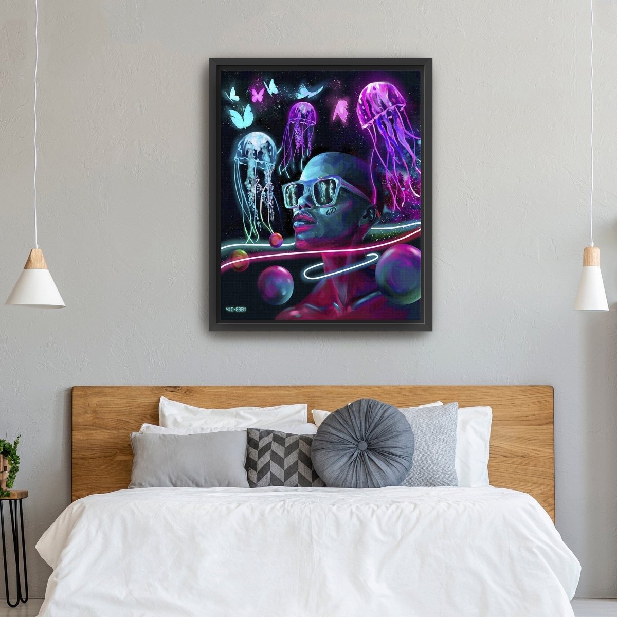 Neon Dream Canvas Wall Art - Lumaprints - Gallery Canvas by Modest Hut