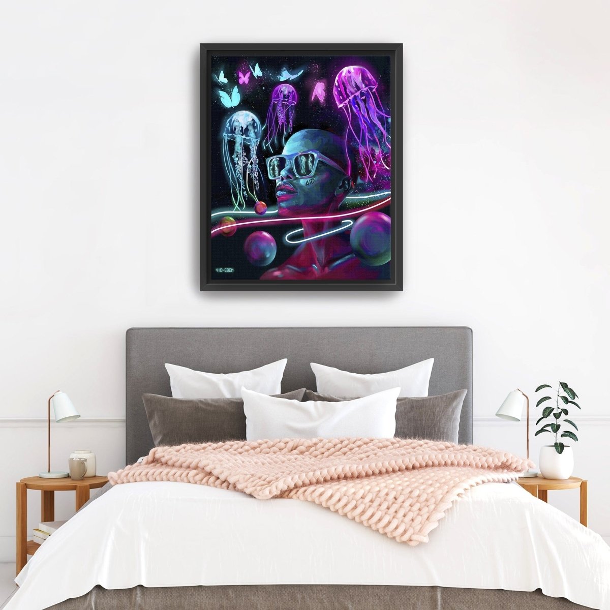 Neon Dream Canvas Wall Art - Lumaprints - Gallery Canvas by Modest Hut