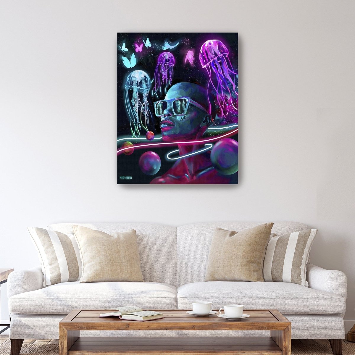 Neon Dream Canvas Wall Art - Lumaprints - Gallery Canvas by Modest Hut