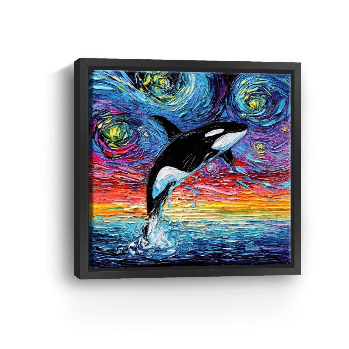 Orca Night Canvas Wall Art - Lumaprints - Gallery Canvas by Modest Hut