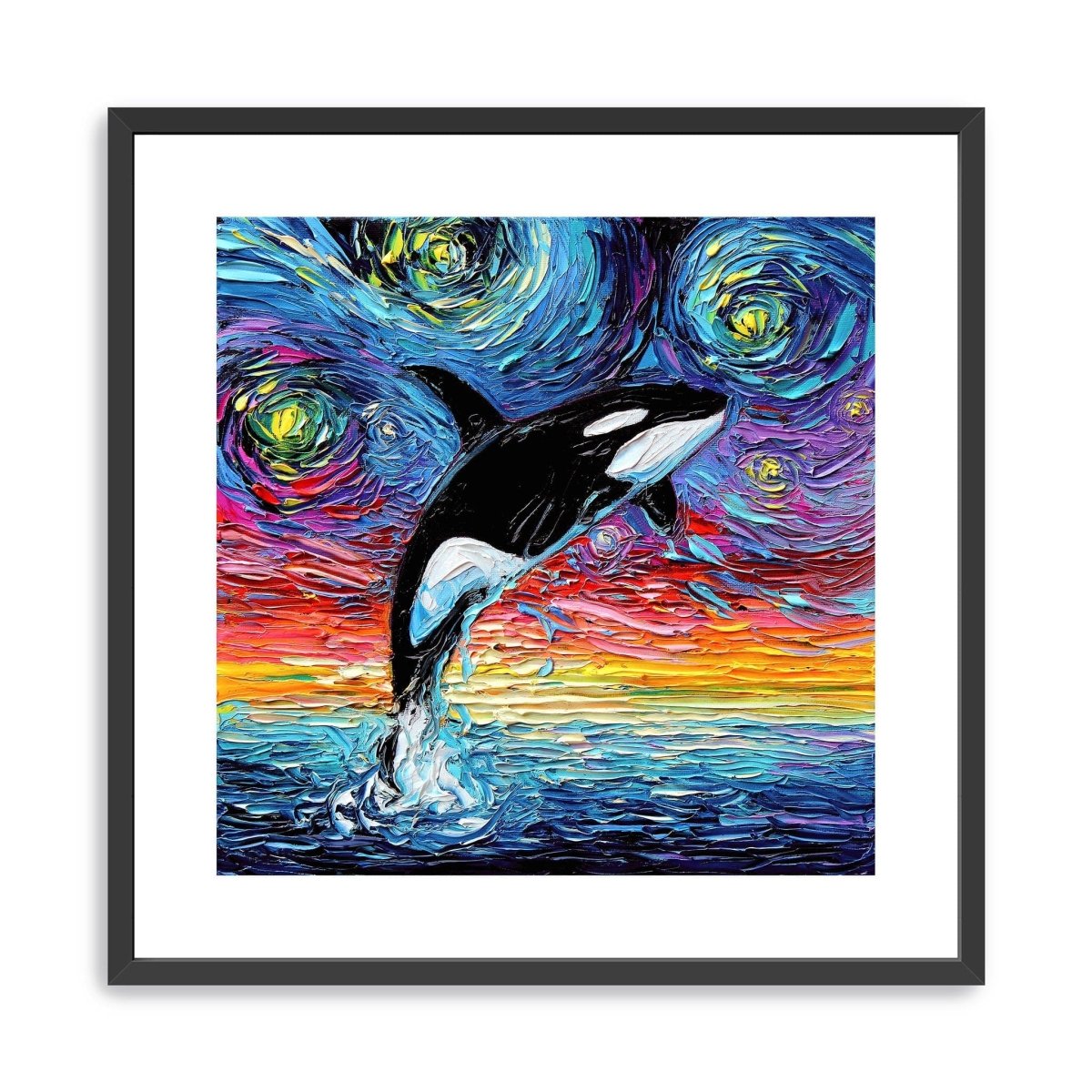 Orca Night Canvas Wall Art - Lumaprints - Gallery Canvas by Modest Hut