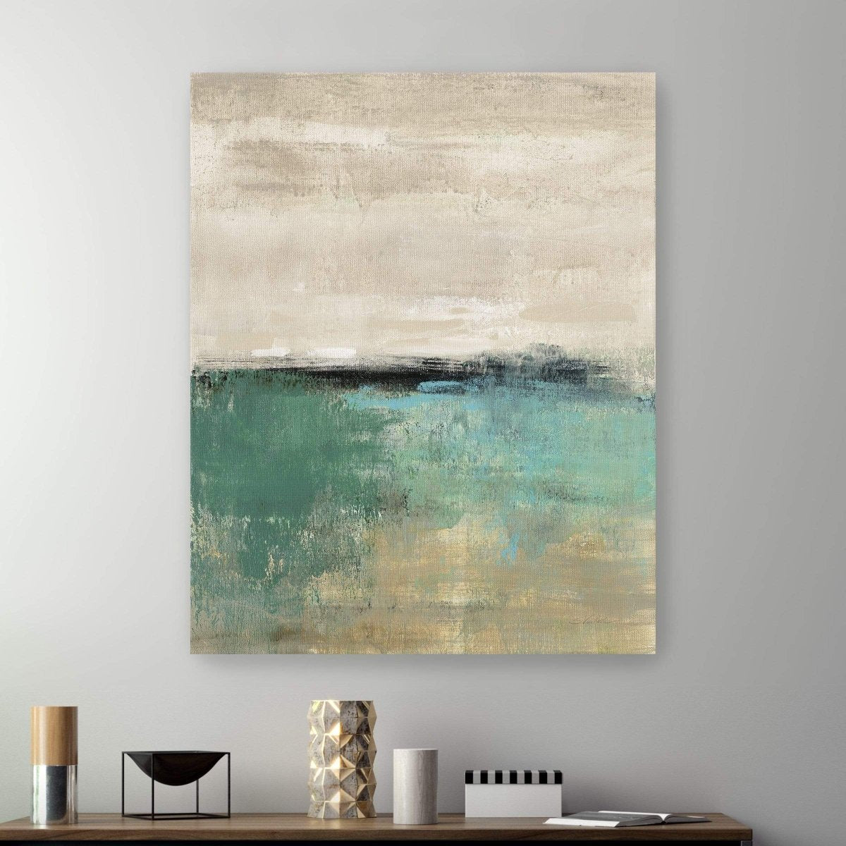 Spring Valley II Teal - Lumaprints - Gallery Canvas by Modest Hut