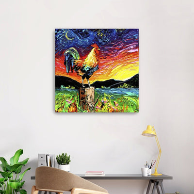 Starry Starry Morning Canvas Wall Art - Lumaprints - Gallery Canvas by Modest Hut