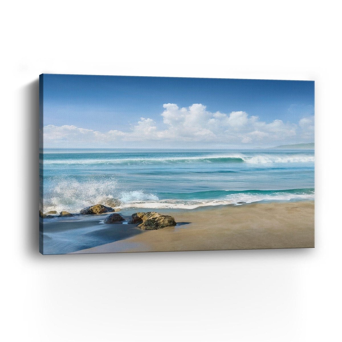 Sweeping Blue Canvas Wall Art - Lumaprints - Gallery Canvas by Modest Hut