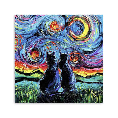 Van Gogh's Cats Canvas Wall Art - Lumaprints - Gallery Canvas by Modest Hut