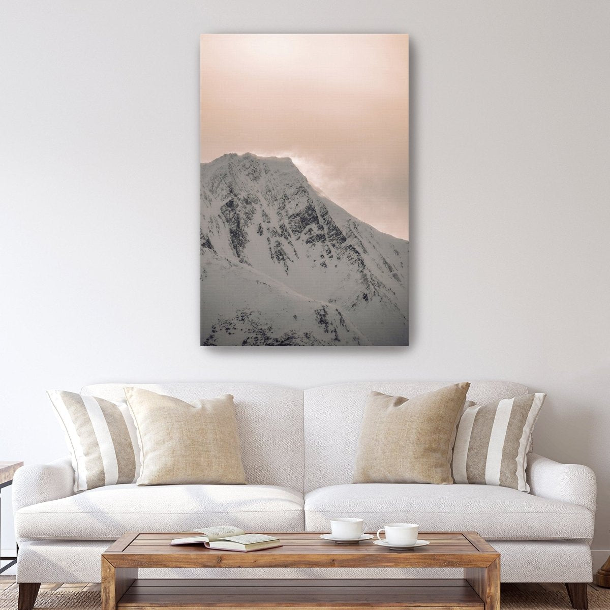 Winter Waves Canvas Wall Art - Lumaprints - Gallery Canvas by Modest Hut