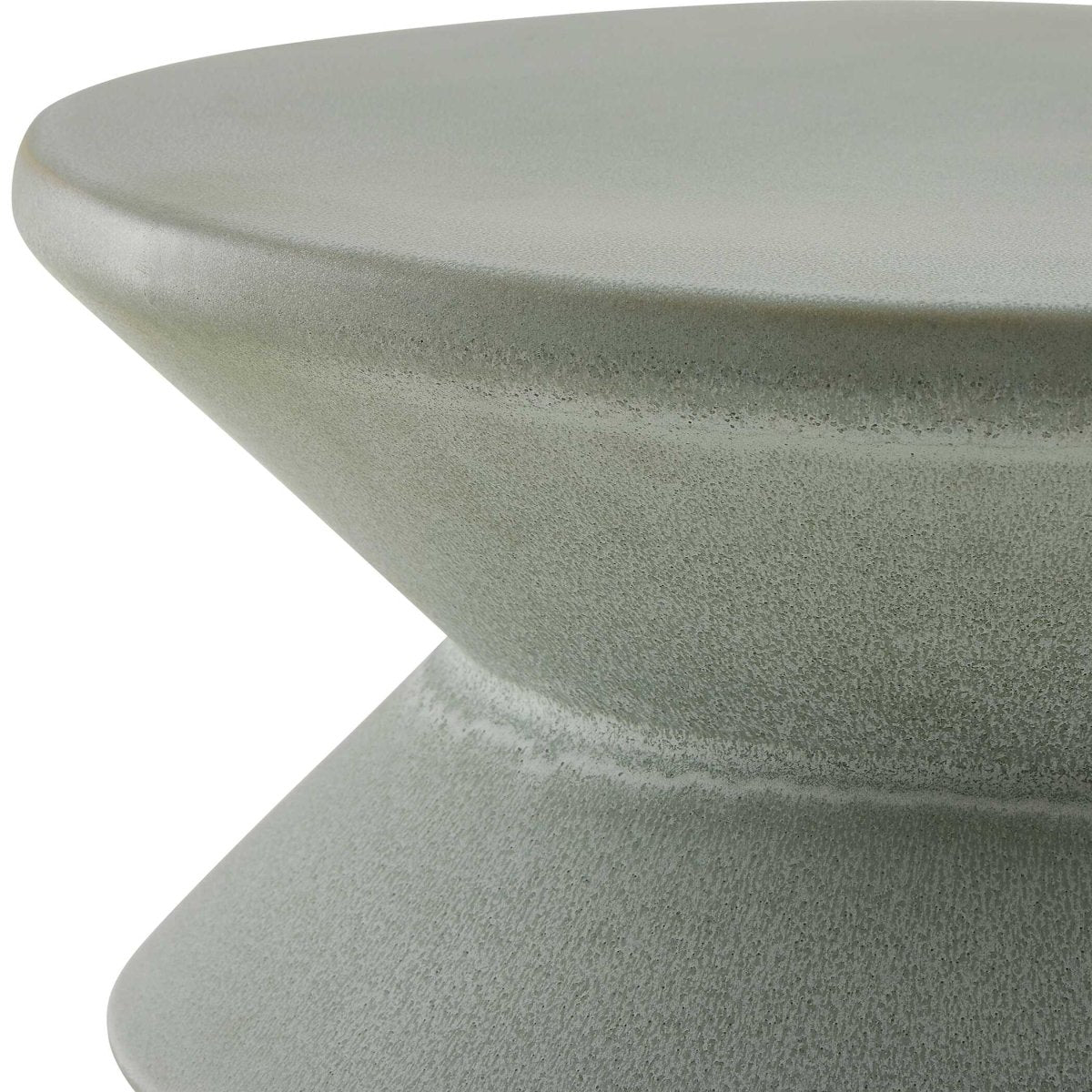 Imogene Seafoam Glaze Garden Stool - Uttermost - Garden Stools by Modest Hut