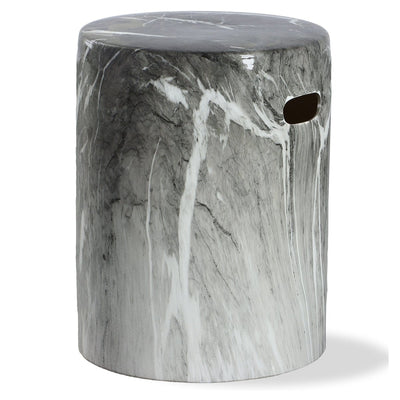 Marvel Marbled Garden Stool - Uttermost - Garden Stools by Modest Hut