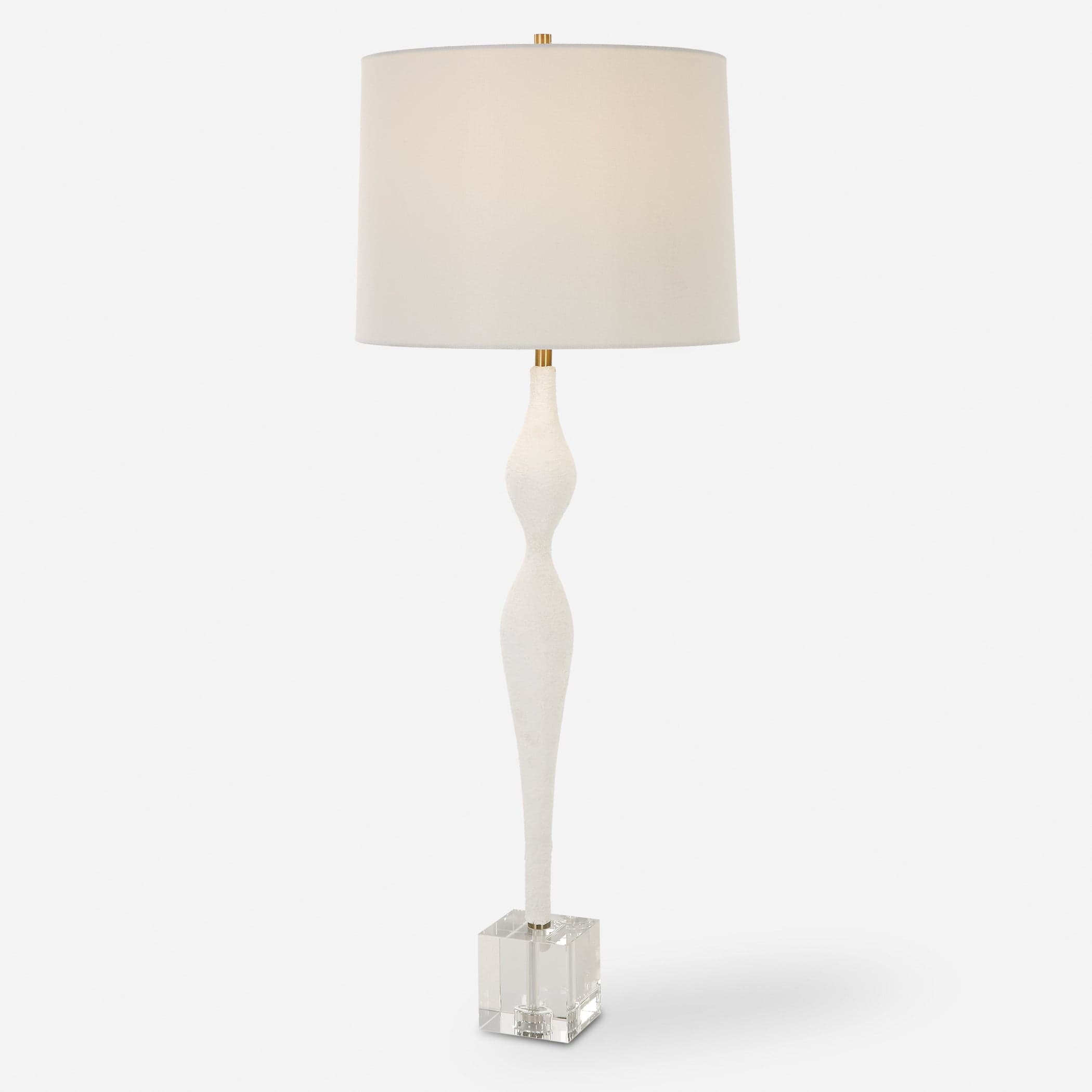 Helena Slender White Table Lamp Uttermost