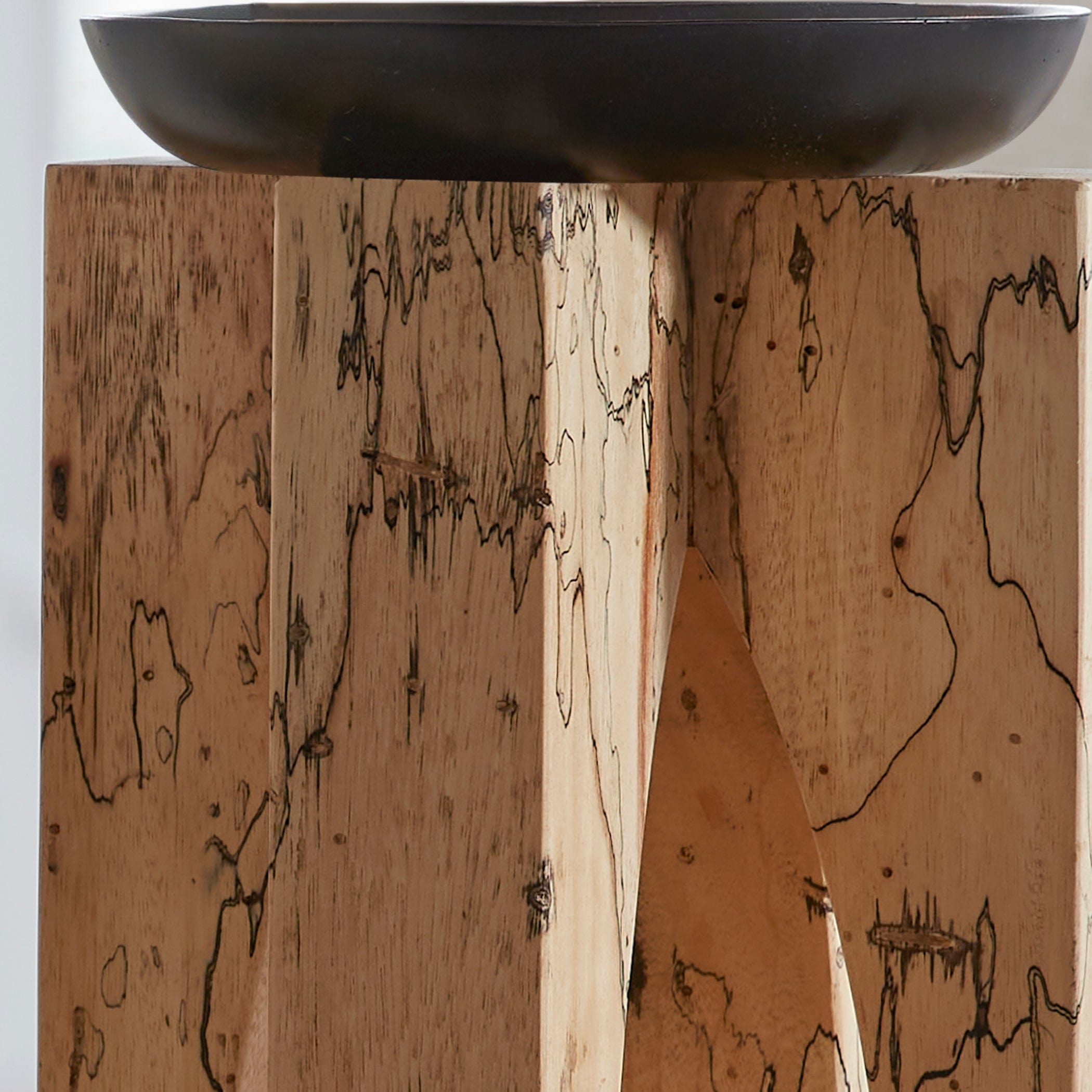 Ilva Wood Candleholders Set/2 Uttermost