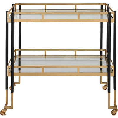 Kentmore Modern Bar Cart - Uttermost - Kitchen & Dining Carts by Modest Hut