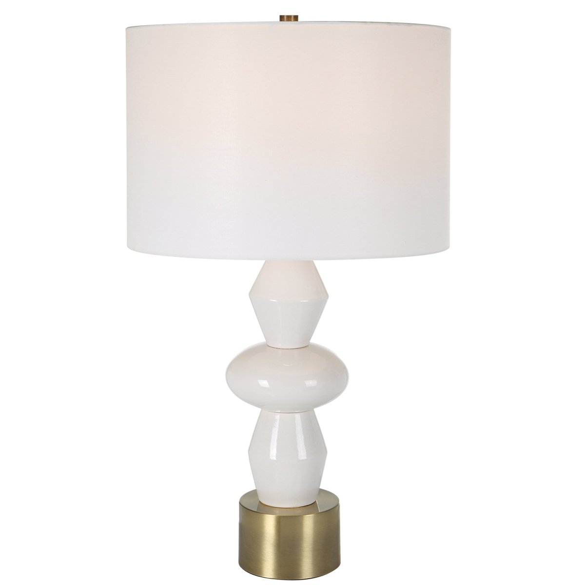 Architect White Table Lamp - Uttermost - Lamps by Modest Hut