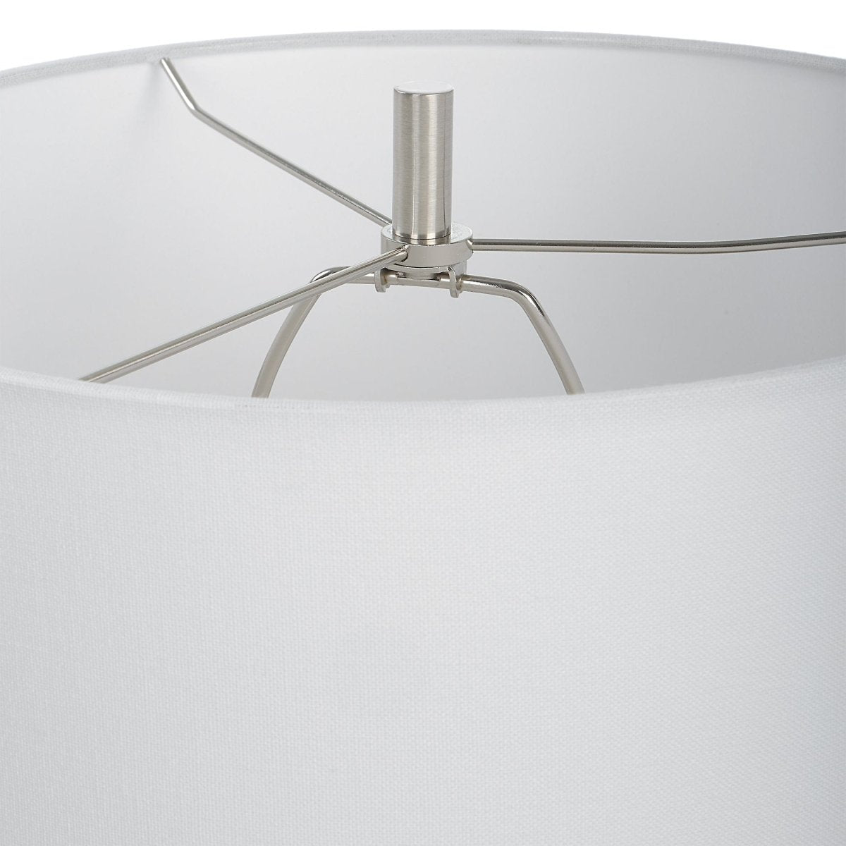 Ascent White Geometric Table Lamp - Uttermost - Lamps by Modest Hut