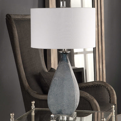 Atlantica Ocean Blue Lamp - Uttermost - Lamps by Modest Hut