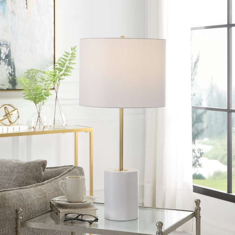 Contemporary Black Accent Table Lamp - Uttermost - Lamps by Modest Hut