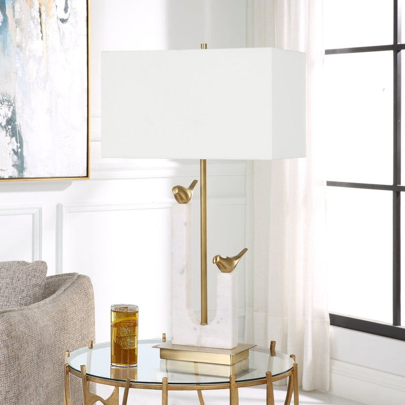 Songbirds Table Lamp - Uttermost - Lamps by Modest Hut