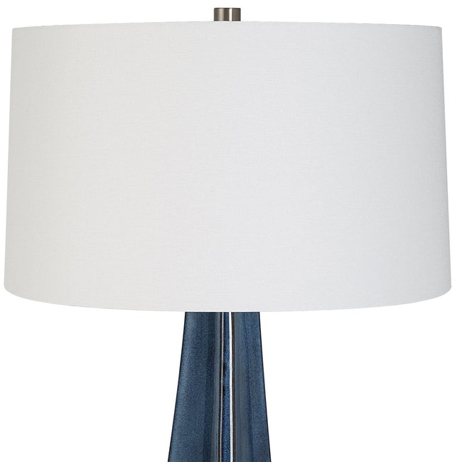Teramo Scalloped Ceramic Table Lamp - Uttermost - Lamps by Modest Hut